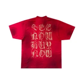 Heavy-Metal-Logo-T-Shirt Oversized «Red» 739784TOVE16400