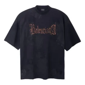 Heavy-Metal-T-Shirt, weite Passform «Black Faded» 744439TOVE11055