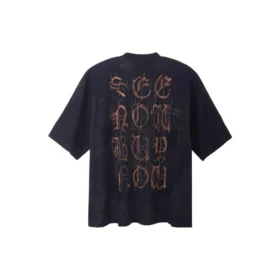 Heavy-Metal-T-Shirt, weite Passform «Black Faded» 744439TOVE11055