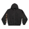 Heavy Metal Zip-Up-Hoodie Oversized «Black Faded» 744444TOVD91055