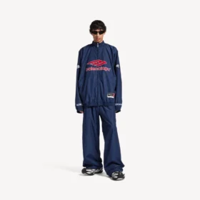 Herren-3B-Fussball-Jacke in neuem Dunkelblau