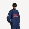 Herren-3B-Fussball-Jacke in neuem Dunkelblau