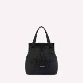 Herren-Army-Tasche, mittelgross, in Schwarz