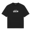 Herren Balenciaga Alphabet-Muster, locker sitzend, kurzärmelig, schwarz 612966TIV241070