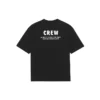 Herren Balenciaga Alphabet-Muster, locker sitzend, kurzärmelig, schwarz 612966TIV241070