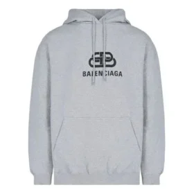 Herren-Balenciaga-Logo-Print, grau 570811THV781300