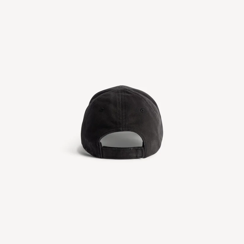 Herren-Baseballkappe «Messy Spray» in Schwarz Herren-Baseballkappe «Messy Spray» in Schwarz