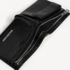 Herren-Brieftasche «Superbusy» im quadratischen Faltformat in Schwarz