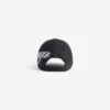 Herren-Cap «Cursive» in gewaschenem Schwarz Herren-Cap «Cursive» in gewaschenem Schwarz