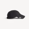Herren-Cap «Cursive» in gewaschenem Schwarz Herren-Cap «Cursive» in gewaschenem Schwarz