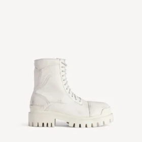 Herren-Combat-Strike-Stiefel in Weiss
