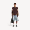 Herren-Denim-Shorts «Stay Press» in Bleach Light Blue