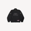 Herren-Fussball-Jacke 3b in Schwarz