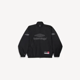 Herren-Fussball-Jacke 3b in Schwarz