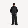 Herren-Fussball-Jacke 3b in Schwarz