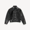 Herren-Hemdjacke in Schwarz
