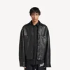 Herren-Hemdjacke in Schwarz