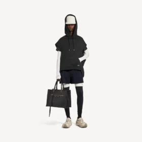 Herren-Hoodie «Bodies» ohne Ärmel, Regular Fit, in Schwarz