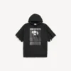 Herren-Hoodie «The Song of the Highest Tower» mit abgeschnittenen Ärmeln in Schwarz