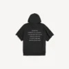 Herren-Hoodie «The Song of the Highest Tower» mit abgeschnittenen Ärmeln in Schwarz