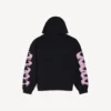 Herren-Hoodie «Wet Brush» in schwarzer Farbe mit mittlerer Passform