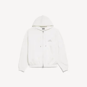 Herren-Hoodies mit Reissverschluss in Weiss
