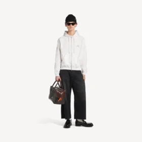 Herren-Hoodies mit Reissverschluss in Weiss
