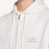 Herren-Hoodies mit Reissverschluss in Weiss