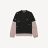 Herren-Hybrid-Doppel-T-Shirt «520 Stickers» in Schwarz/Grün Herren-Hybrid-Doppel-T-Shirt «520 Stickers» in Schwarz/Grün