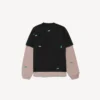Herren-Hybrid-Doppel-T-Shirt «520 Stickers» in Schwarz/Grün Herren-Hybrid-Doppel-T-Shirt «520 Stickers» in Schwarz/Grün