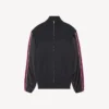 Herren-Hybrid-Pullover mit Reissverschluss in Dunkelgrau Herren-Hybrid-Pullover mit Reissverschluss in Dunkelgrau