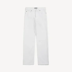 Herren-Jeans in Slim-Fit-Passform in Weiss