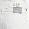 Herren-Jeans in Slim-Fit-Passform in Weiss