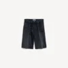Herren-Jeansshorts aus Denim in Schwarz, bügelfrei Herren-Jeansshorts aus Denim in Schwarz, bügelfrei