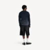 Herren-Jeansshorts aus Denim in Schwarz, bügelfrei Herren-Jeansshorts aus Denim in Schwarz, bügelfrei