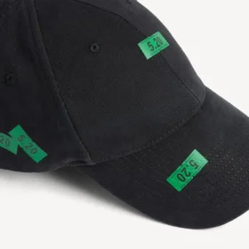 Herren-Kappe «520 Stickers» in Schwarz