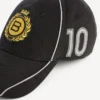 Herren-Kappe mit Marinewappen in Schwarz