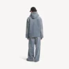 Herren-Kapuzenjacke aus Denim mit Stickerei in Dunkelblau Herren-Kapuzenjacke aus Denim mit Stickerei in Dunkelblau