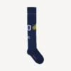 Herren-Langsocken mit Marinewappen in Marineblau