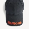 Herren-Logo-Cap in Schwarz