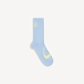 Herren-Loop-Socken mit Sport-Icon in Blau/Gelb