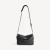 Herren-Messenger-Tasche «Le 7 Cube», klein, in Schwarz