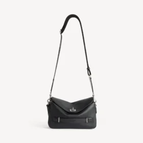 Herren-Messenger-Tasche «Le 7 Cube», klein, in Schwarz
