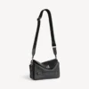 Herren-Messenger-Tasche «Le 7 Cube», klein, in Schwarz