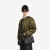 Herren-Messenger-Tasche «Le 7 Cube», klein, in Schwarz