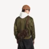 Herren-Messenger-Tasche «Le City» mit Klappe, klein, in Hell-Espresso
