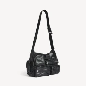 Herren-Messenger-Tasche «Superbusy» in Schwarz