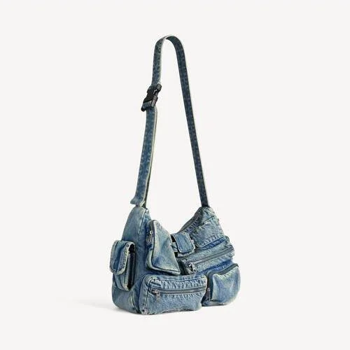 Herren-Messenger-Tasche «Superbusy» in Vintage-Blau Herren-Messenger-Tasche «Superbusy» in Vintage-Blau