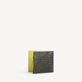 Herren-Münzportemonnaie «Select» in quadratischer Faltform, schwarz