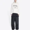 Herren-Pullover Balenciaga x RuPaul Crossover FW21 mit Alphabet-Print, cremeweiss 670946TLV569057
